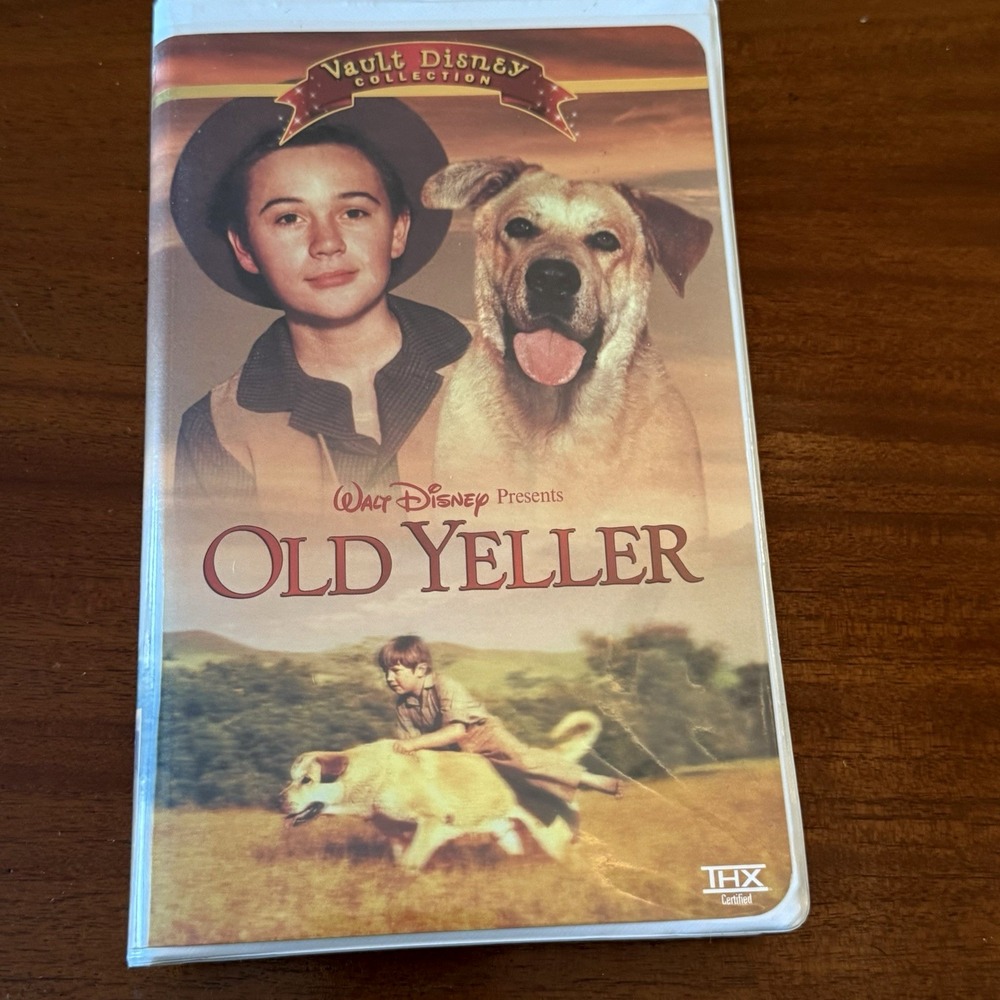 Old‎ Yeller – Walt Disney Vault Disney Collection – VHS – THX Certified